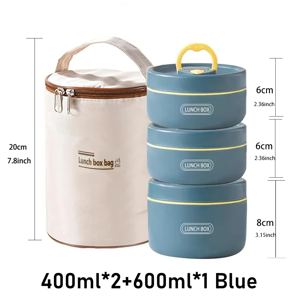 Insulated Lunch Container Set – 3