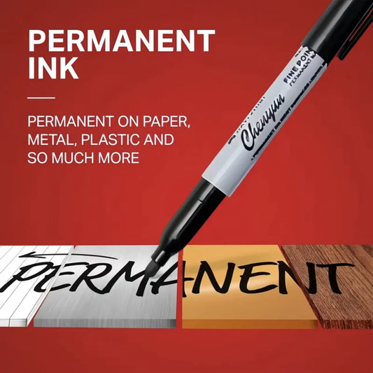 Permanent Markers 60-Pack – Fine Point Pens for Classroom & Office