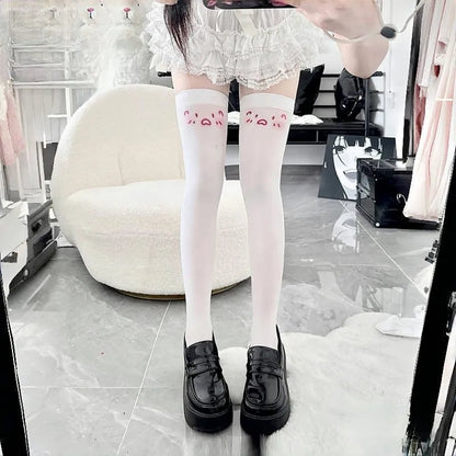 Cartoon Thigh High Socks for Women – 2 Pair Set
