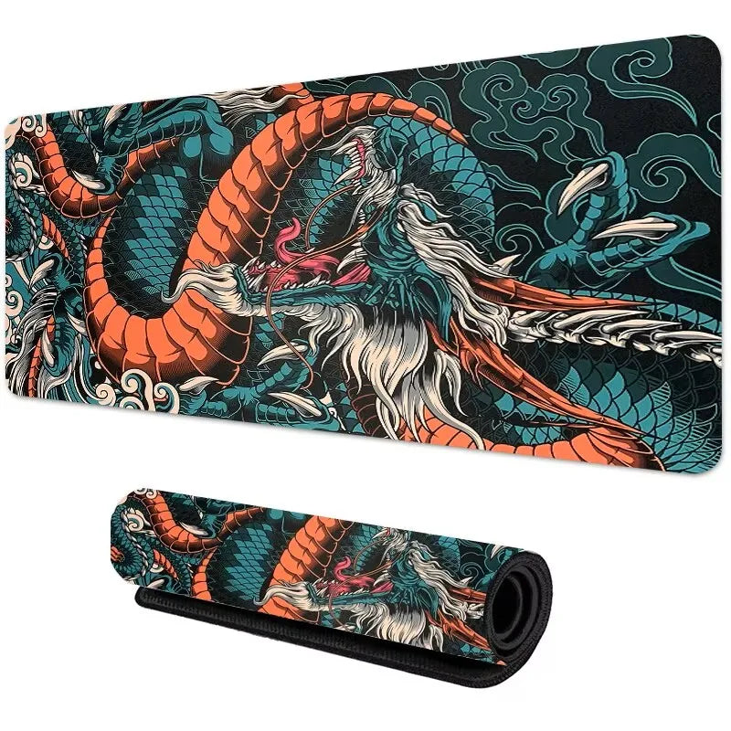 Gaming Mouse Pad – Dragon Theme Speed Desk Mat for Keyboard