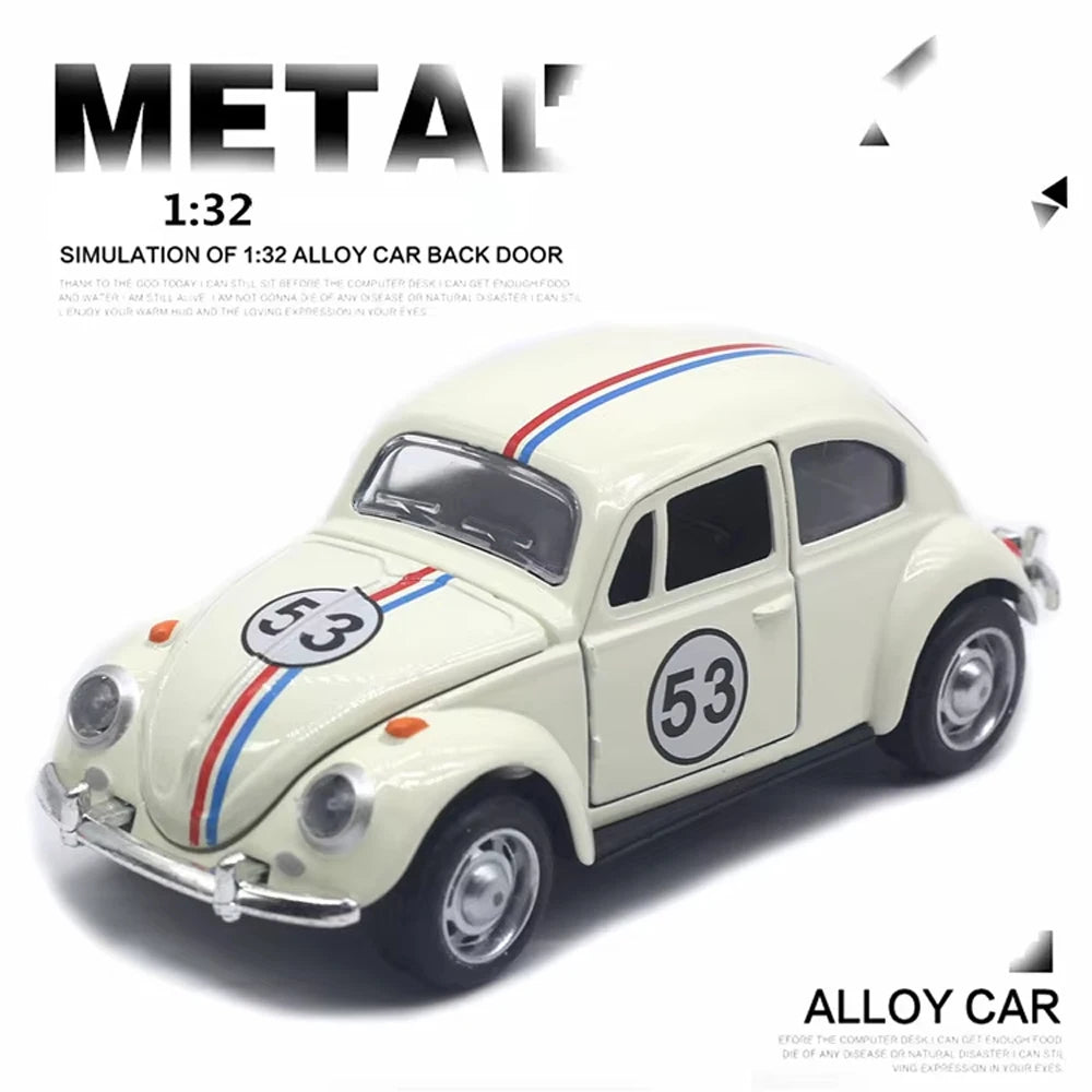 1:32 Diecast Car Model – Vintage Pull-Back Racing Car