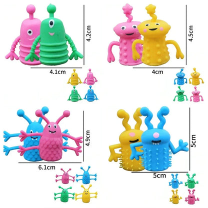 Monster Finger Fidget Toys – Soft Silicone Finger Toppers