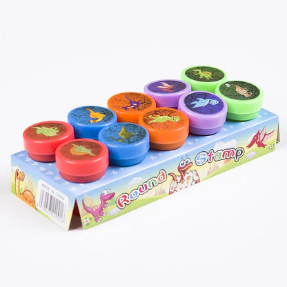 Self Inking Stamp Set – 10 Assorted DIY Craft Stamps