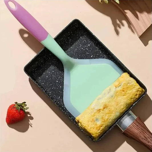 Silicone Pancake Spatula Heat Resistant Wide Kitchen Turner