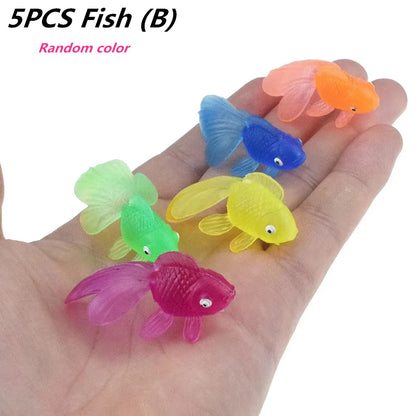 Goldfish Bath Toys 10-Piece Set – Kids Water Play Fish