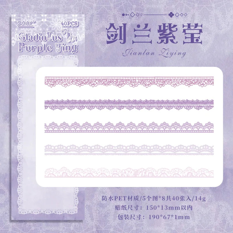 Scrapbook Stickers 40-Piece Set