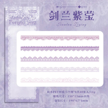 Scrapbook Stickers 40-Piece Set