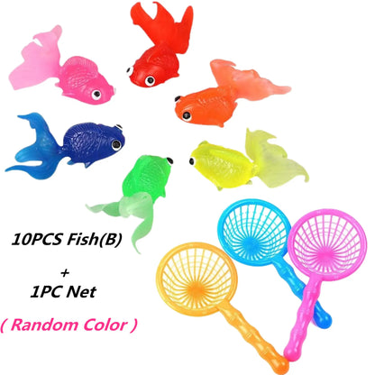Goldfish Bath Toys 10-Piece Set – Kids Water Play Fish