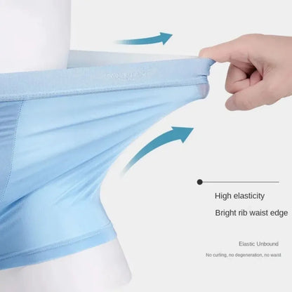 Men’s Boxer Shorts – Breathable Ice Silk Cooling Underwear