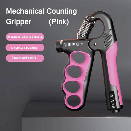 Adjustable Hand Grip Strengthener 5-100kg for Finger & Wrist Training