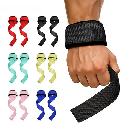 Weightlifting Wrist Straps – Adjustable Non-Slip Lifting Straps