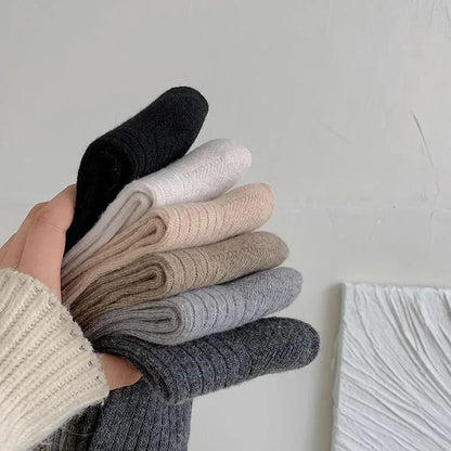Thermal Knee High Socks for Women – Thick Winter Socks