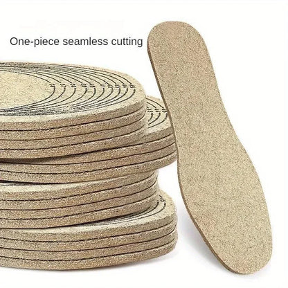 Warm Wool Insoles – Soft Winter Shoe Inserts