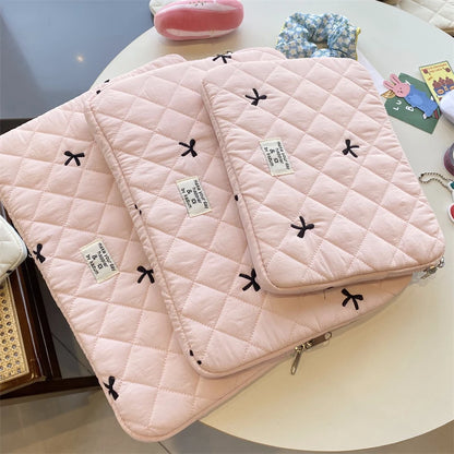 Floral Laptop Sleeve – Zipper Storage Pouch for 13.6–15.6 Inch