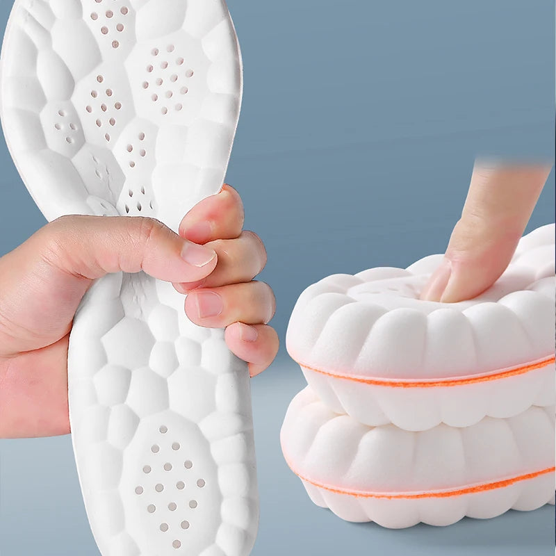 Sports Insoles Latex Cushion Arch Support Shock Absorbing Inserts