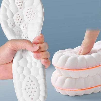 Sports Insoles Latex Cushion Arch Support Shock Absorbing Inserts