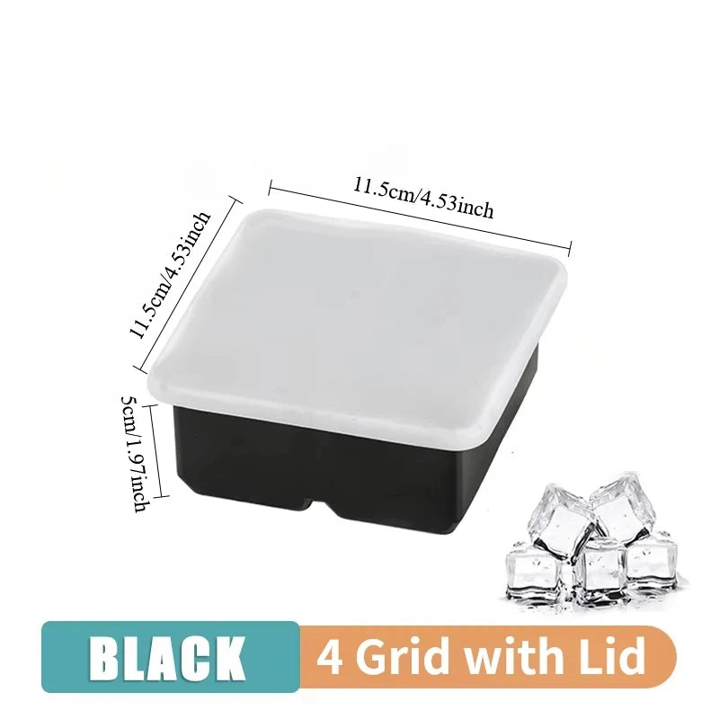 Silicone Ice Ball Mold – Ice Cube Tray for Cocktails & Freezer