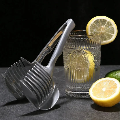 Citrus Fruit Slicer Stainless Steel Handheld Lemon Orange Cutter