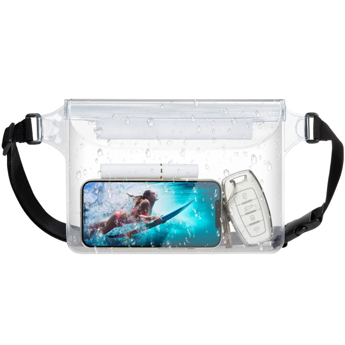 Waterproof Phone Pouch with Adjustable Waist Strap