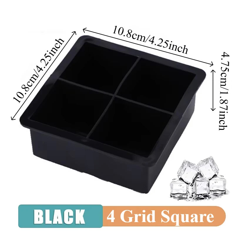 Silicone Ice Ball Mold – Ice Cube Tray for Cocktails & Freezer