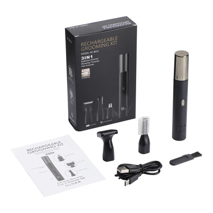 3-in-1 Nose Hair Trimmer for Men, Ear, Beard & Eyebrow Grooming