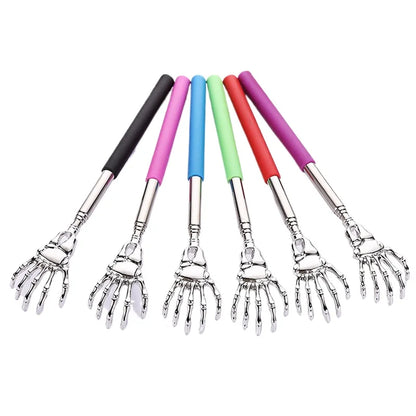 Extendable Back Scratcher, Telescoping Stainless Steel Long Handle