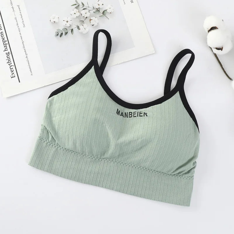 Women’s Sports Bra – Cotton Crop Top for Gym & Everyday Comfort