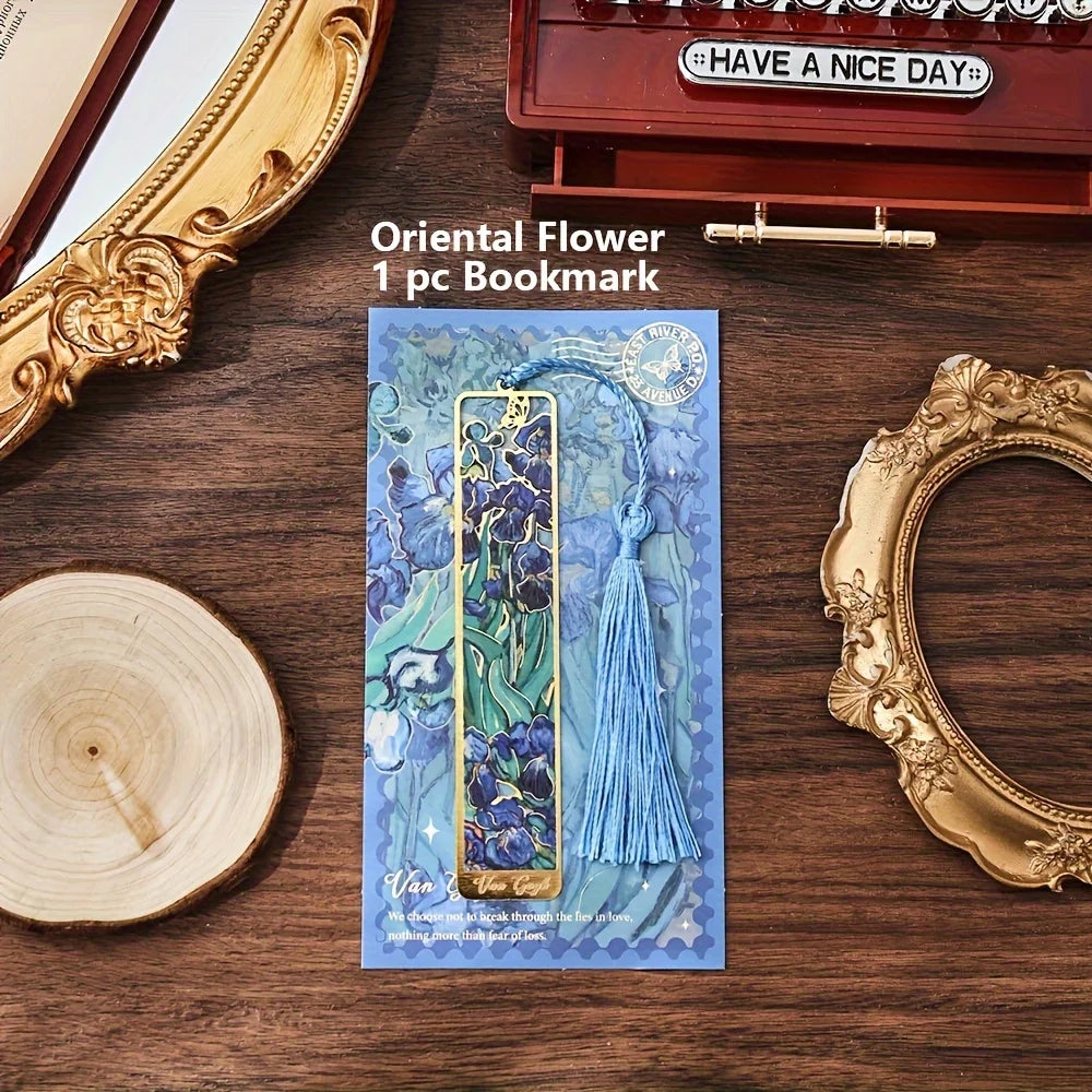 Metal Bookmarks – Vintage Tassel Bookmark for Book Lovers