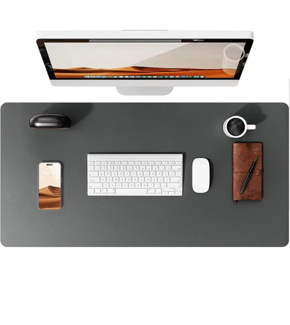Large Desk Mat – PU Leather Mouse Pad & Desk Protector