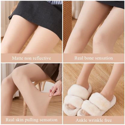 Women's Winter Fleece Tights – Warm Double-Layer Design