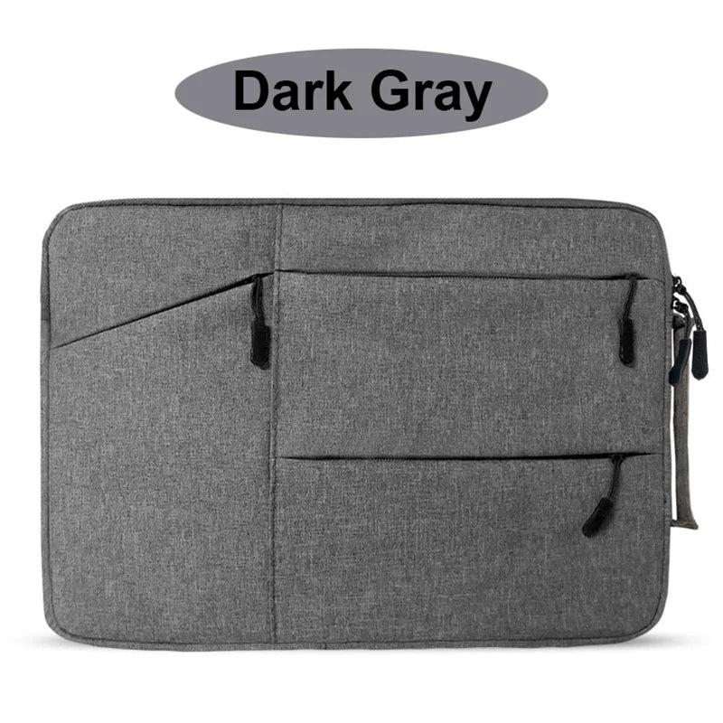 Portable Laptop Sleeve Bag – Canvas Zipper Case for 11–15.6 Inch