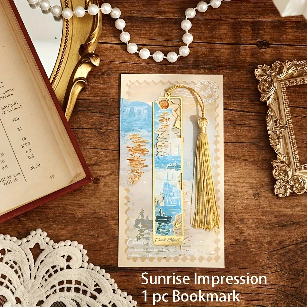 Metal Bookmarks – Vintage Tassel Bookmark for Book Lovers