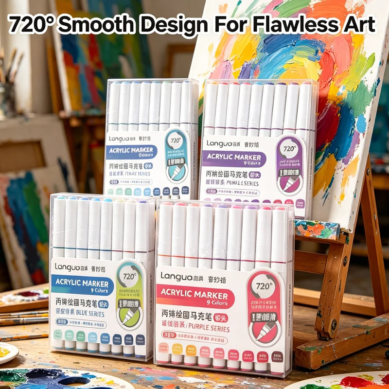 Acrylic Paint Markers Set
