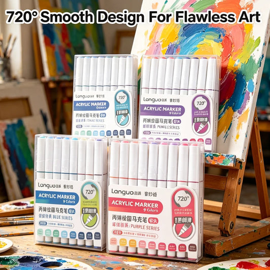 Acrylic Paint Markers Set