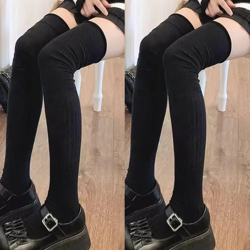 Women’s Thigh High Socks – Warm Knitted Boot Style