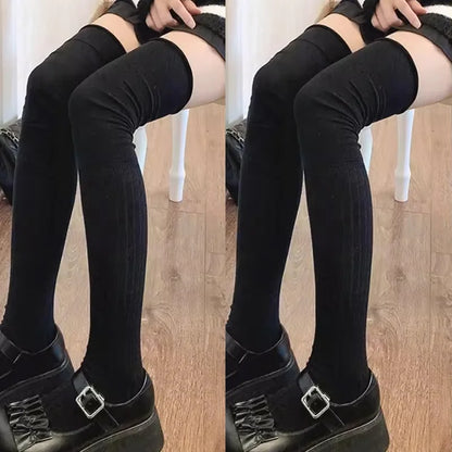 Women’s Thigh High Socks – Warm Knitted Boot Style