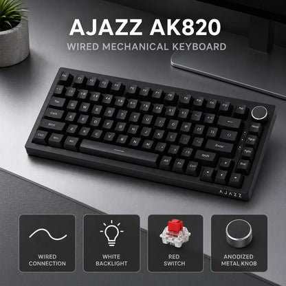 Wireless Mechanical Keyboard 82-Key RGB