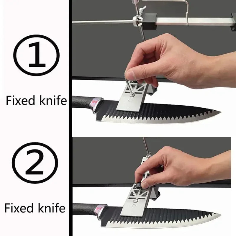 Knife Sharpener Fixed Angle Diamond Sharpening Stone for Kitchen Knives