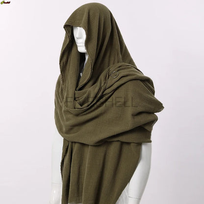 Unisex Halloween Ghost Dementors Cosplay Costume Gothic Horror Zombie Tattered Hooded Capes Day Of The Dead Party Props Cloaks