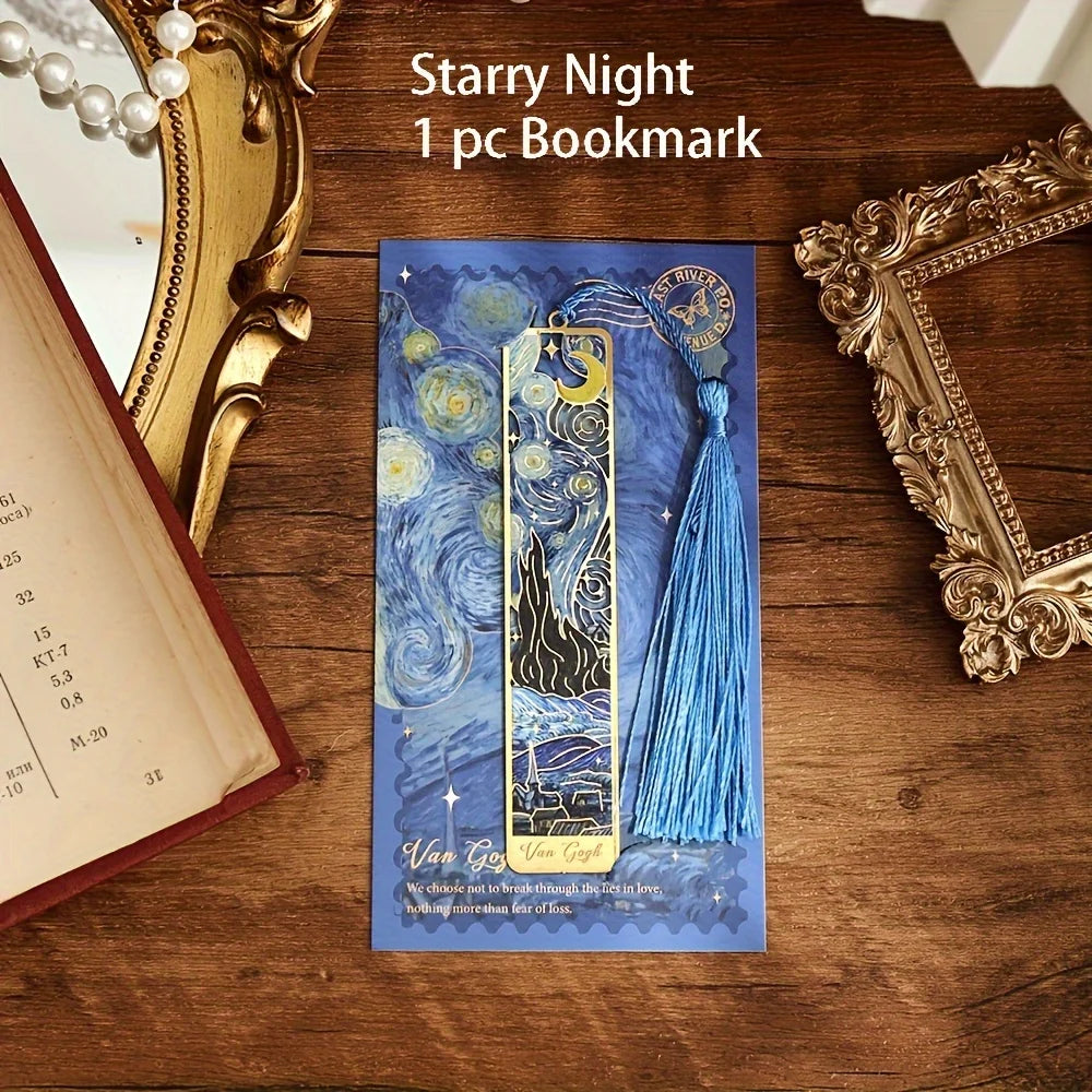 Metal Bookmarks – Vintage Tassel Bookmark for Book Lovers