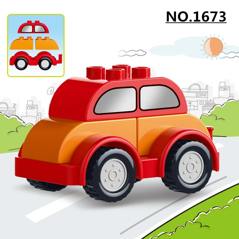 Train Building Blocks Set – Railway Track Model Construction Toy