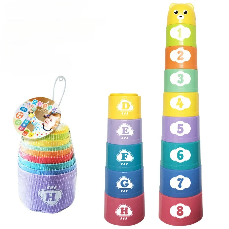 Kids Stacking Game – Brain Response Cup Competition Toy