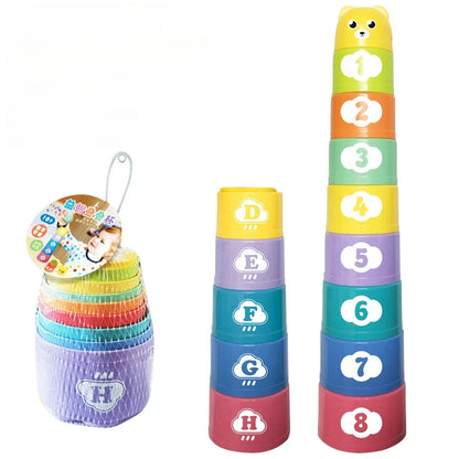 Kids Stacking Game – Brain Response Cup Competition Toy