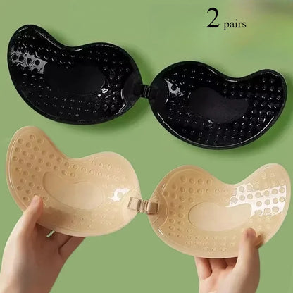 Strapless Bra – Seamless Backless Adhesive Push Up Design