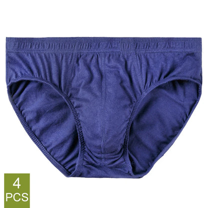 Men’s Cotton Underwear 4 Pack – Breathable Plus Size Briefs