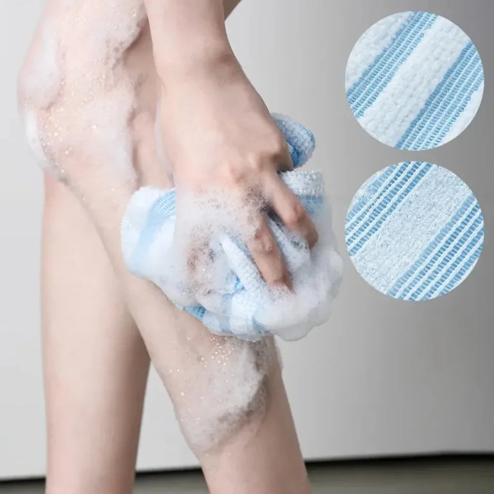 Exfoliating Back Scrubber Japanese Body Scrub Towel for Shower