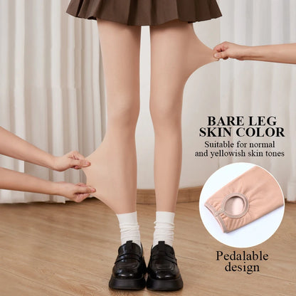 Women's Winter Fleece Tights – Warm Double-Layer Design