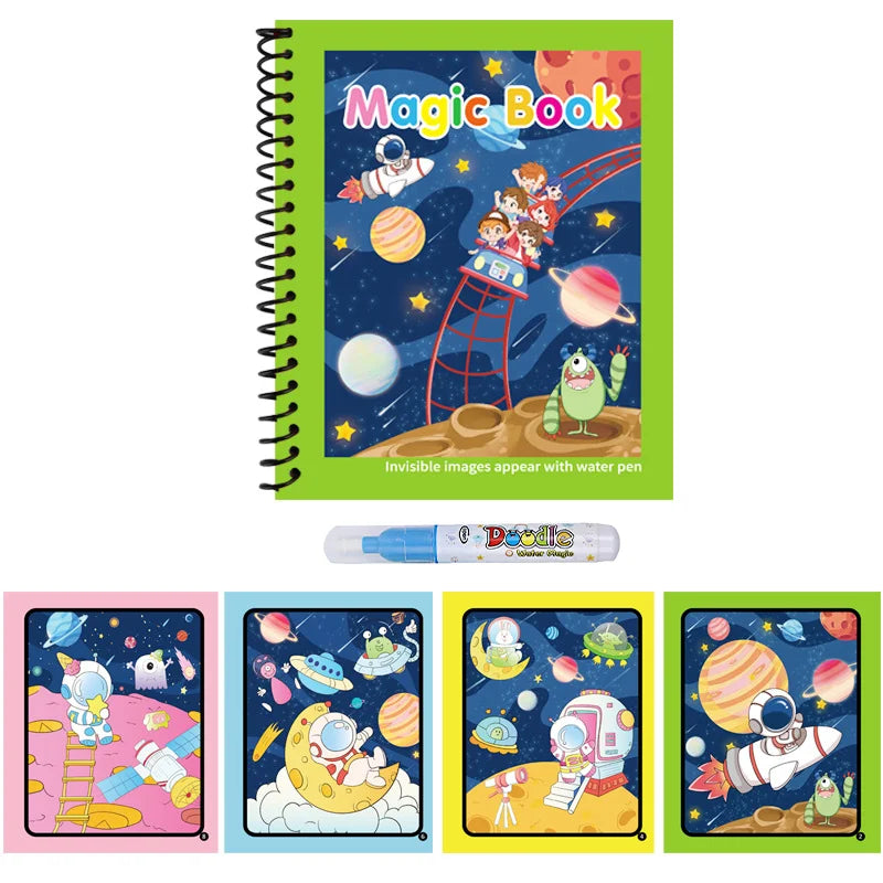 Magic Water Coloring Book