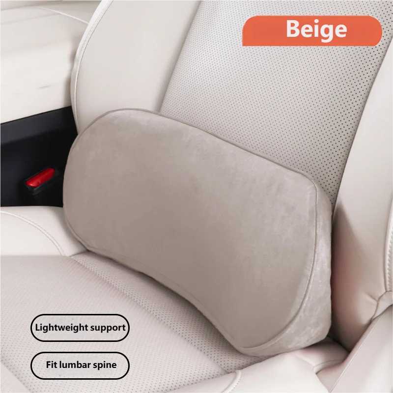 Car Lumbar Support Cushion Memory Foam Back Support Pillow