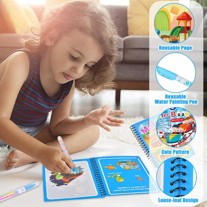 Magic Water Coloring Book